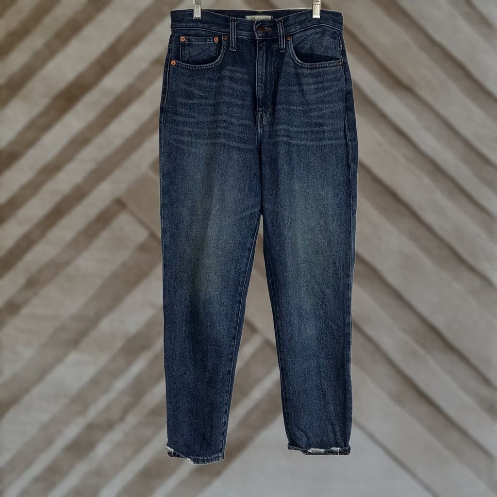 Madewell Madewell Vintage Straight High Rise Blue Denim Pants Size 27" / US 4 / IT 40 - 1 Thumbnail