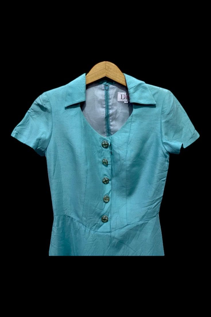 Christian Dior Monsieur Vintage CHRISTIAN DIOR MIDI DRESS Size M / US 6-8 / IT 42-44 - 3 Thumbnail