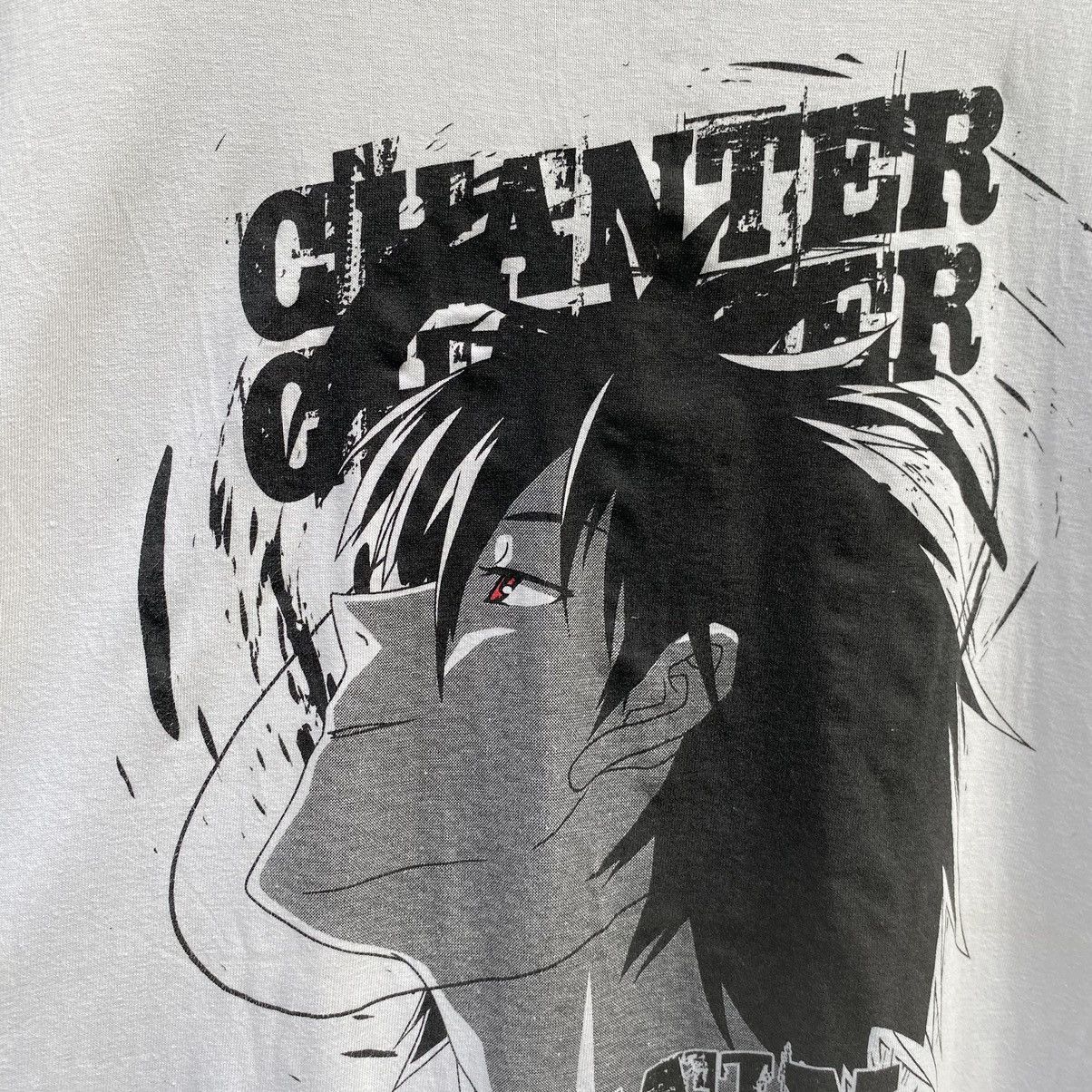 Anime Thrashed Vintage Y2K Evangelion Neon Genesis ERD GRUNGE TEE Size US L / EU 52-54 / 3 - 3 Thumbnail