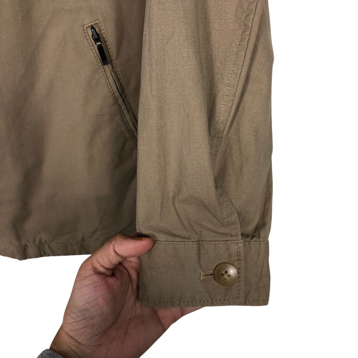 Issey Miyake 📌Vintage Bomber Jacket Duck Canvas Intermezzo Japan Size US M / EU 48-50 / 2 - 16 Thumbnail
