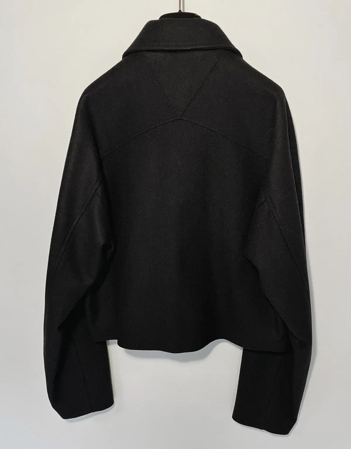 Bottega Veneta Black Crop Wool Jacket Size US M / EU 48-50 / 2 - 3 Thumbnail