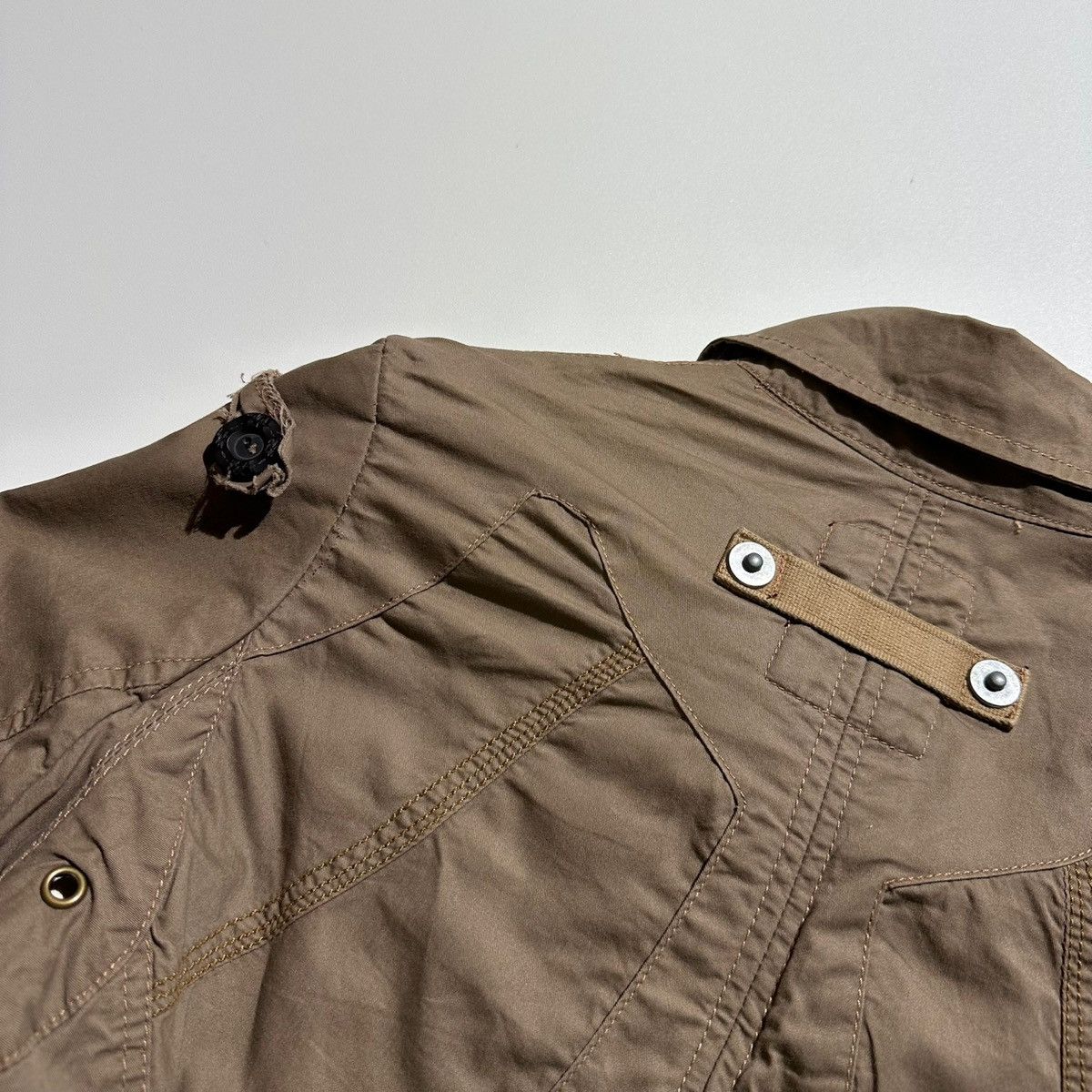 Marithe + Francois Girbaud 00’s Marithe Francois Girbaud Apocalypse Style Rope Jacket Size US M / EU 48-50 / 2 - 11 Thumbnail