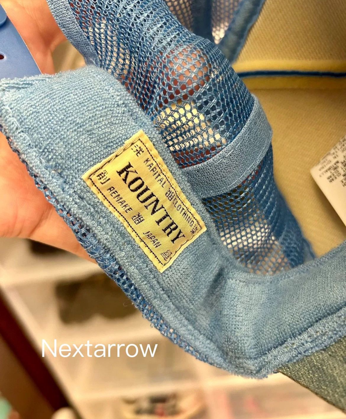 Kapital Kapital Kountry Denim Spliced Trucker Hat 2409-Nextarrow Size ONE SIZE - 2 Thumbnail