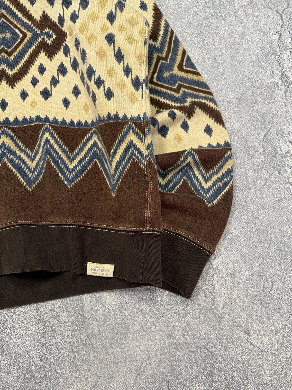 Polo Ralph Lauren Polo Ralph Lauren Western Navajo Pattern Hoodie Sweatshirt Size US L / EU 52-54 / 3 - 5 Thumbnail