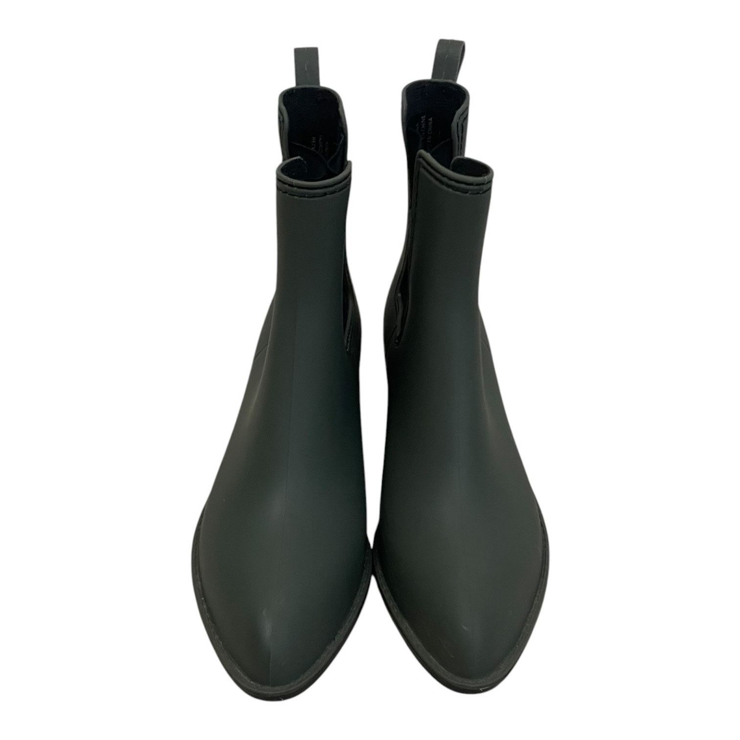 Urban Outfitters Urban Outfitters Olive Green Matte Rubber Chelsea Rain Boots Size US 8 / IT 38 - 4 Thumbnail