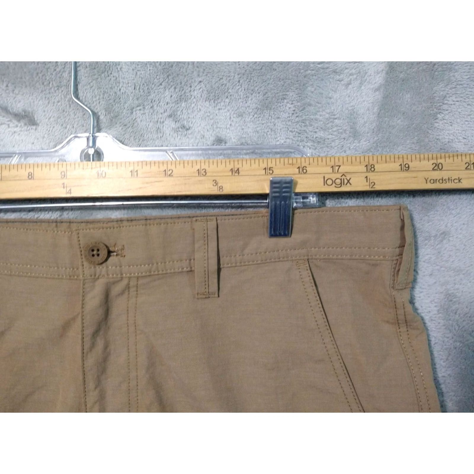 Eddie Bauer Eddie Bauer Shorts Mens 38 Beige Travex Cargo High Rise Hiking Outdoor Nylon Cargo Pocket Size US 38 / EU 54 - 3 Thumbnail
