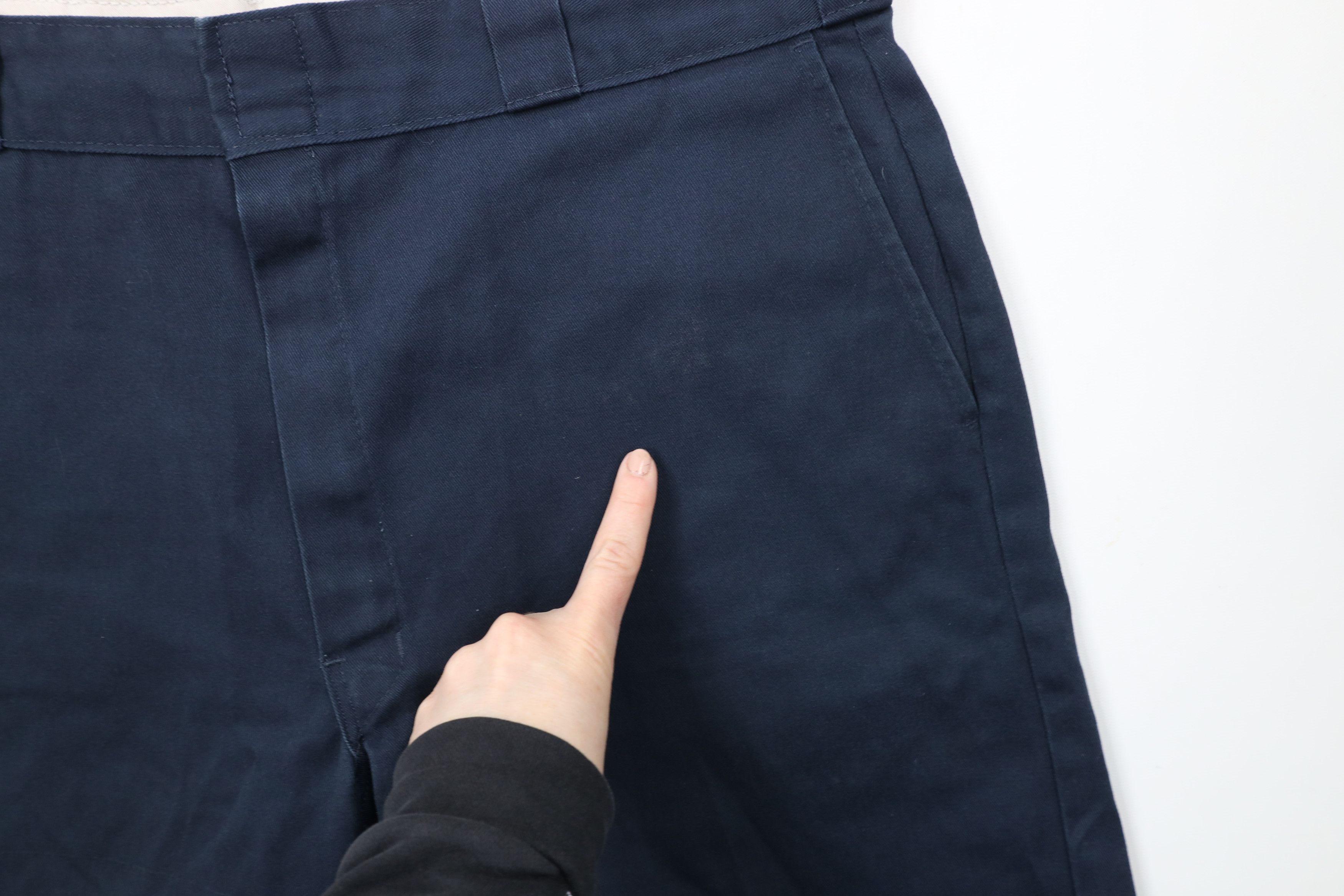 Dickies × Vintage Vintage Y2K Dickies Spell Out Loose Fit Workwear Shorts Blue Size US 36 / EU 52 - 6 Thumbnail