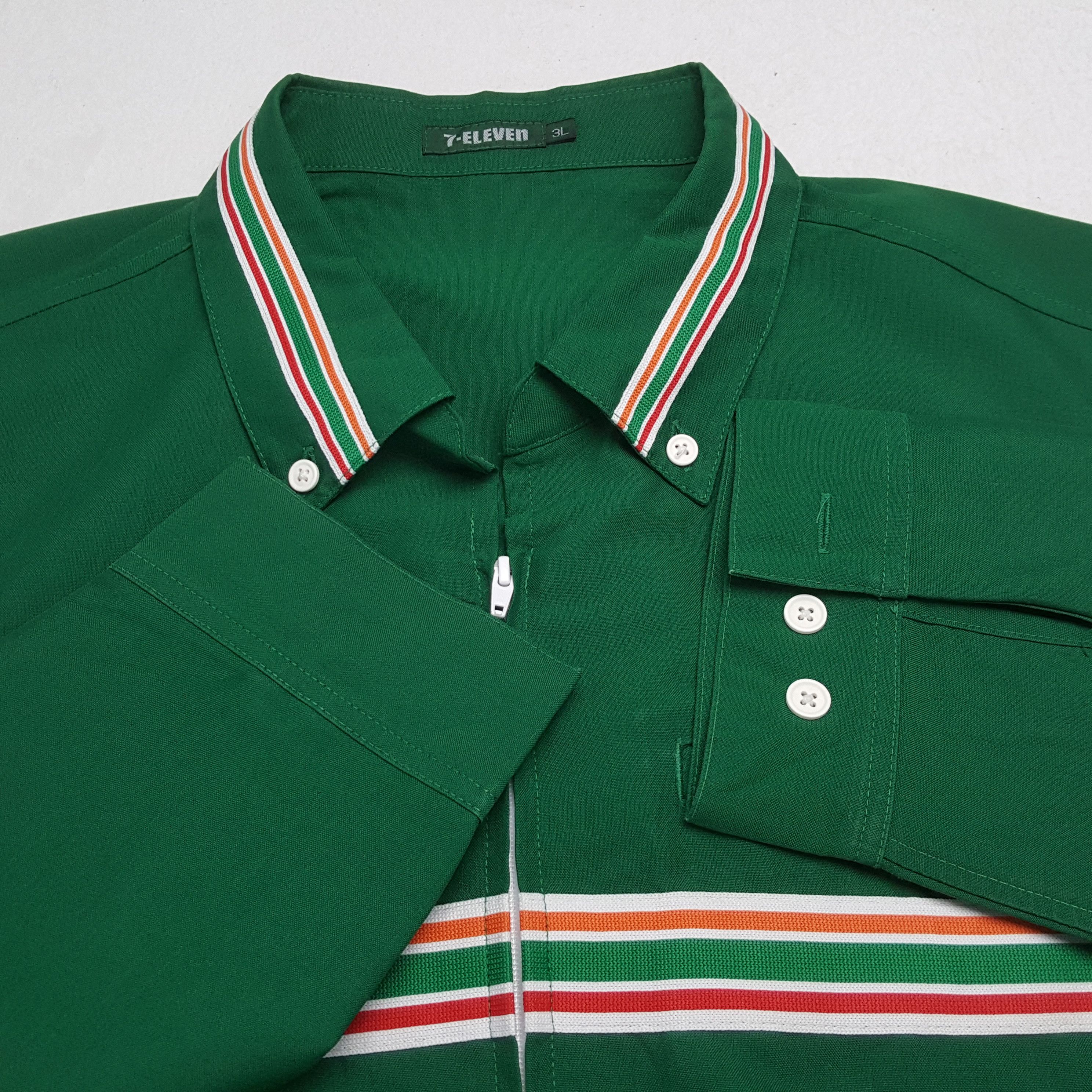 Japanese Brand × Vintage Vintage 7-ELEVEn Japanese Workers Uniform Jacket Size US L / EU 52-54 / 3 - 9 Thumbnail