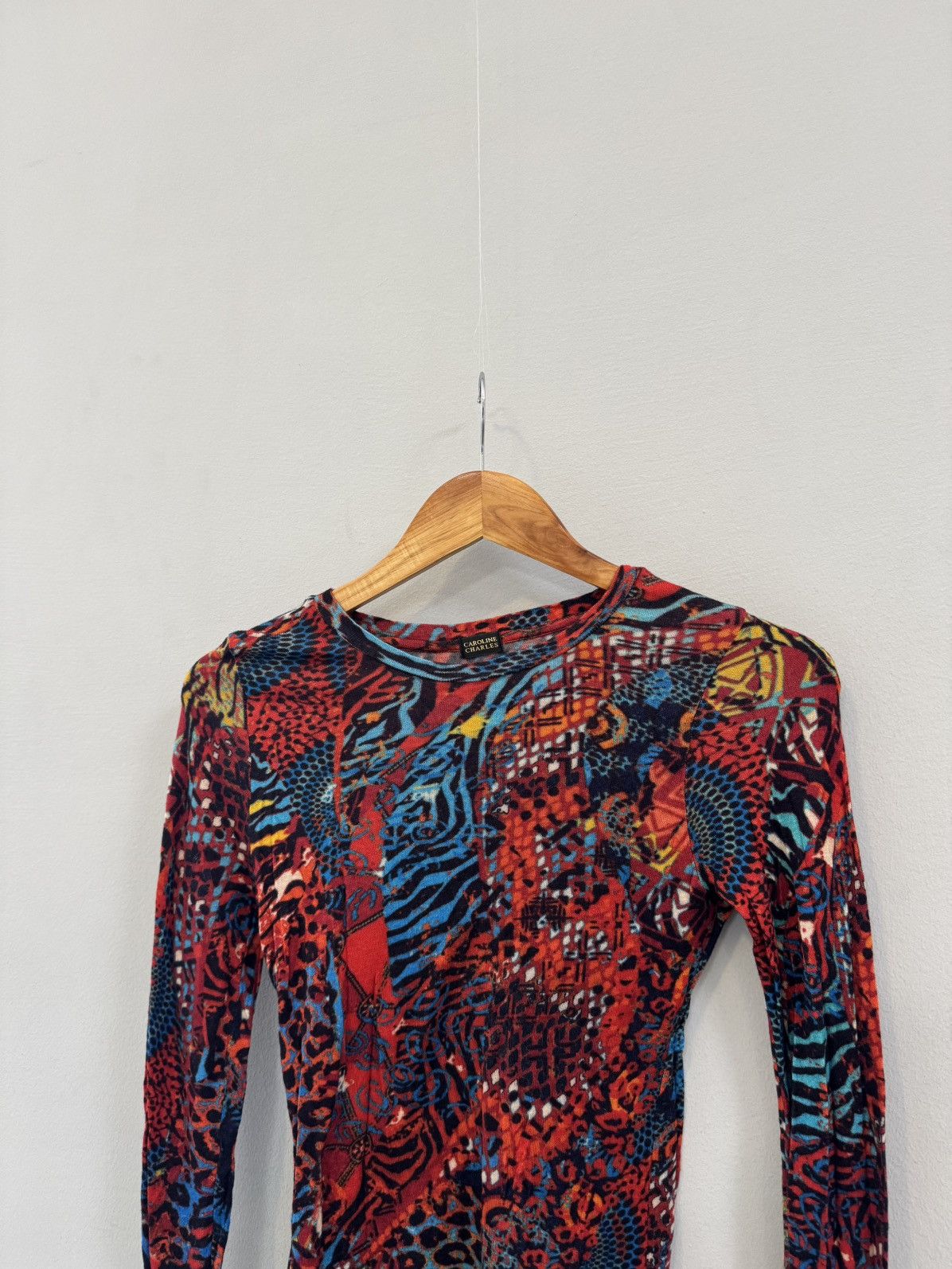 Japanese Brand × Vintage Vintage Mesh Top Engraving like Cashmere Size M / US 6-8 / IT 42-44 - 7 Thumbnail