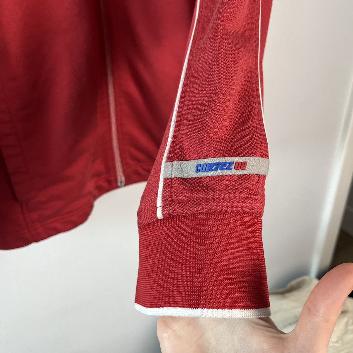 Nike Nike Cortez 02 Vintage Red Track Jacket Y2K Zip-Up L Size US XL / EU 56 / 4 - 4 Thumbnail