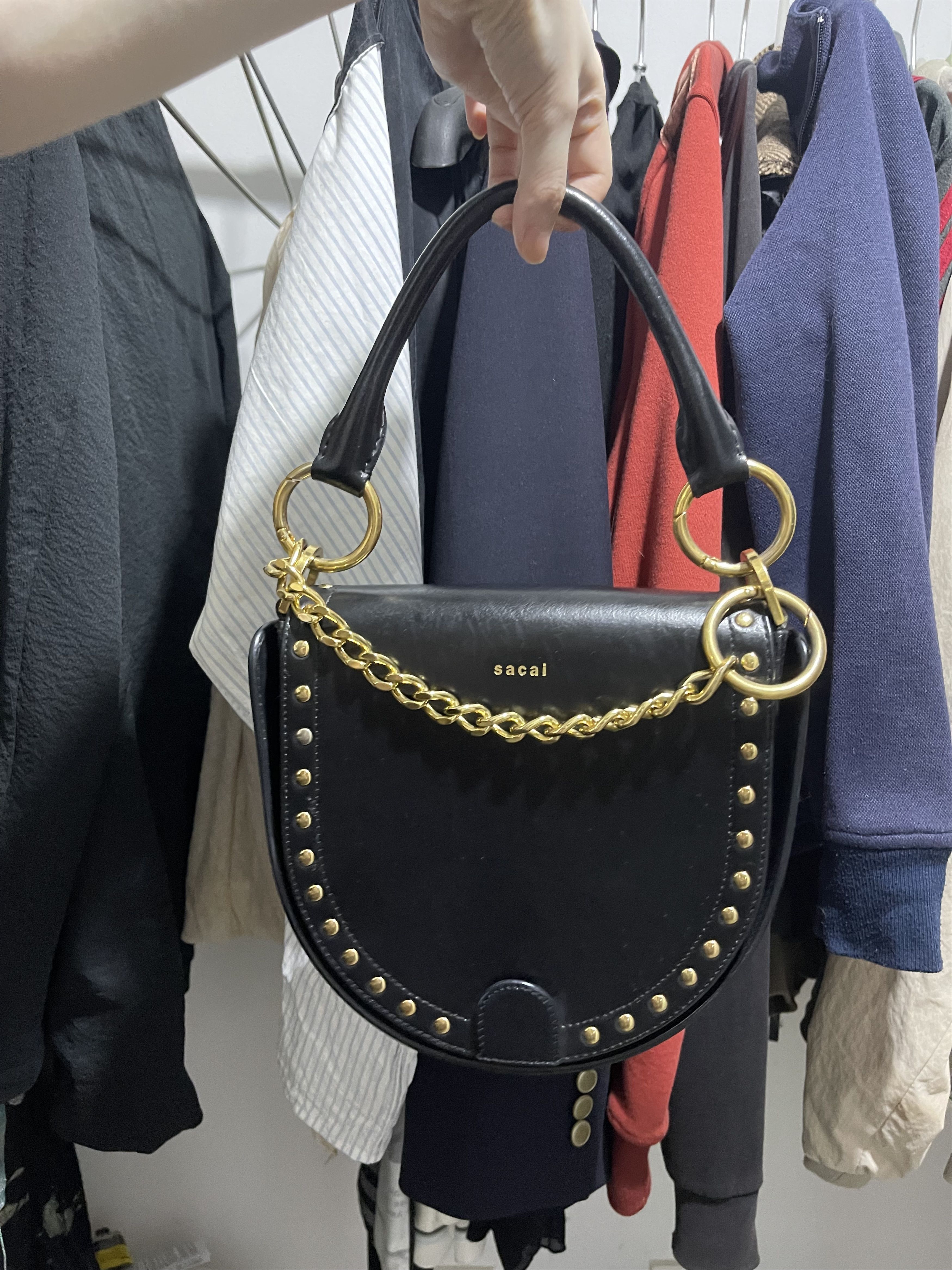 sacai サカイ horseshoe mini フリンジショルダーバッグ Horseshoe Shoulder Bag by Sacai - La Garçonne