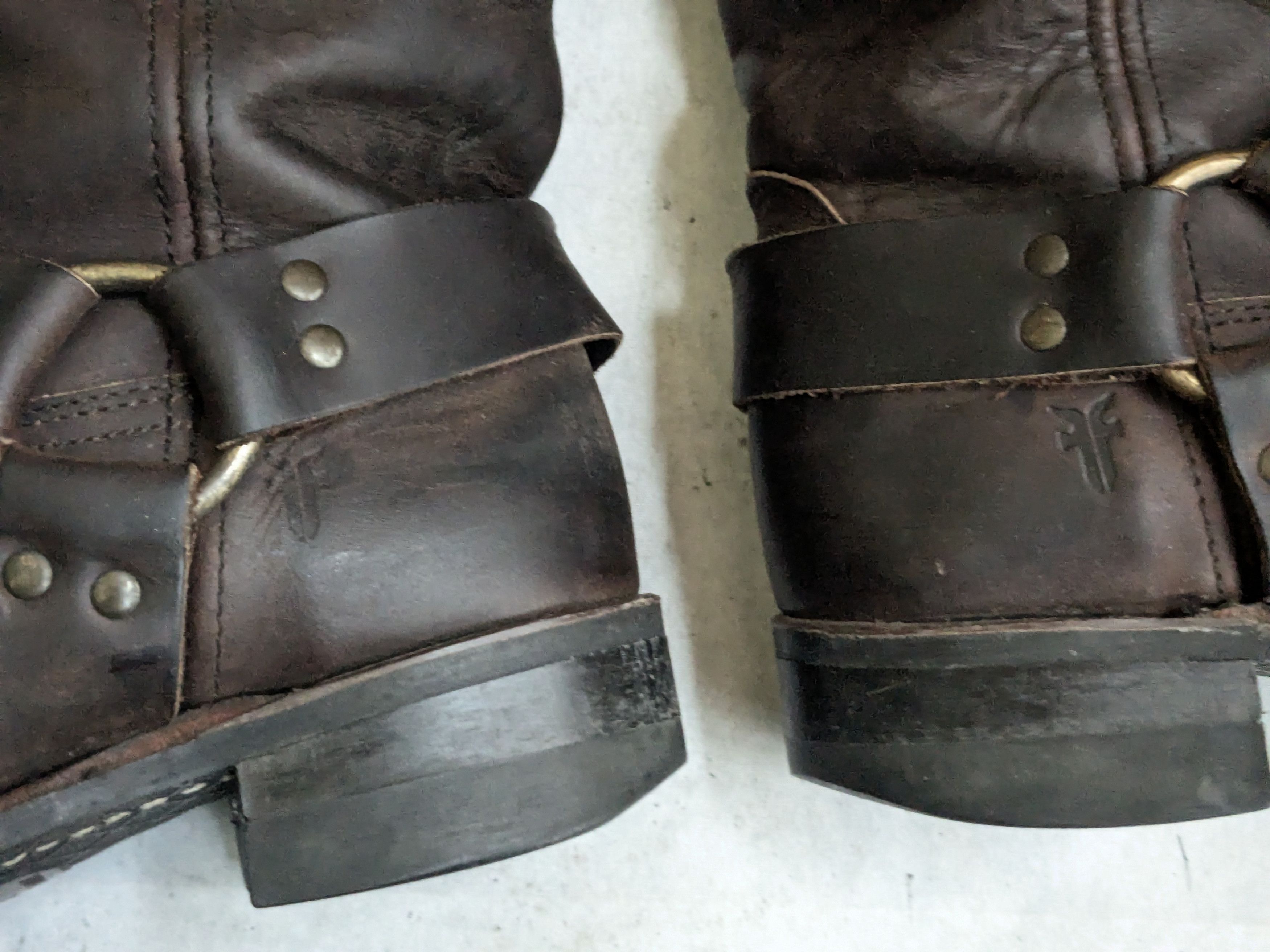 Frye Frye Harness Boots Brown Leather 10 M Size US 10 / EU 43 - 11 Thumbnail