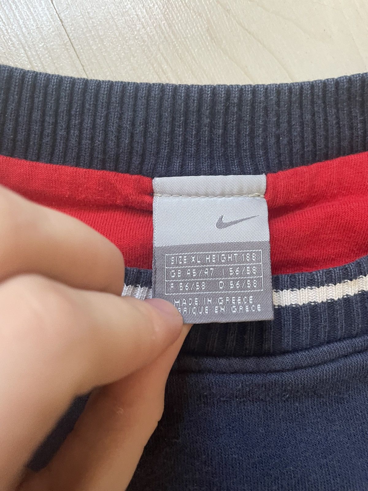 Nike × Vintage 00s Nike Vintage Big Logo Boxy Fit Oversize Sweatshirt Y2K Size US XL / EU 56 / 4 - 6 Thumbnail