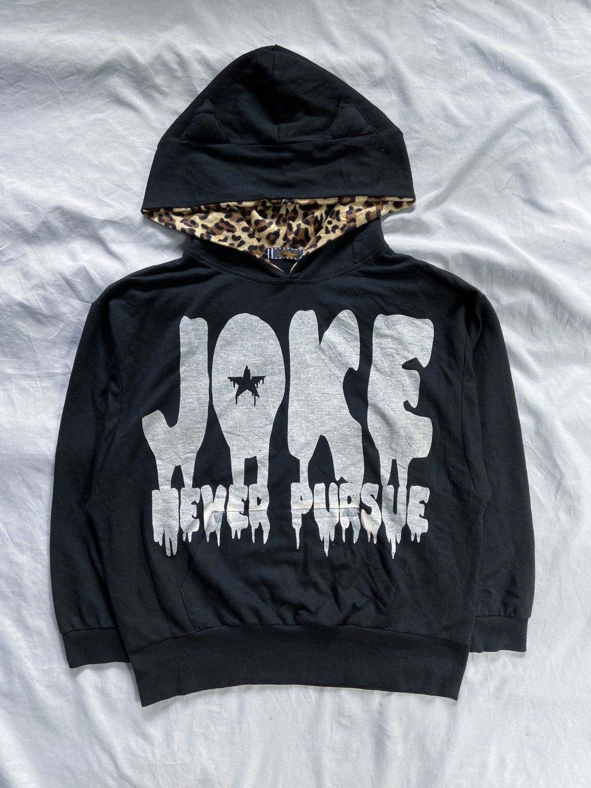 Japanese Brand JOKE NEVER PURSUE DEVIL HOODIE STYLE Size US S / EU 44-46 / 1 - 1 Thumbnail