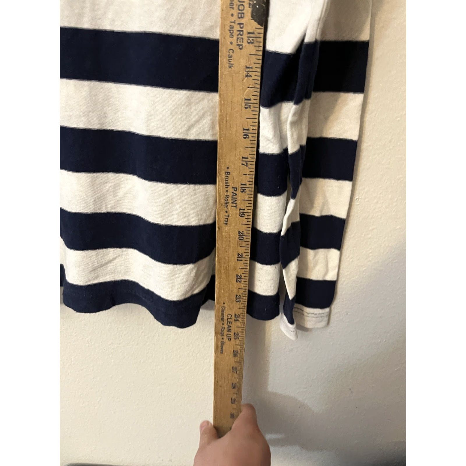 J.Crew J. Crew Women's Long Sleeve Striped Blouse Size S White & Blue Colorful Size S / US 4 / IT 40 - 5 Thumbnail