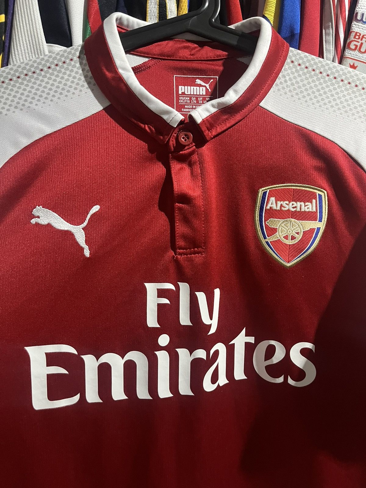 Puma Puma Arsenal FC 2017/18 Home Soccer Jersey Size US S / EU 44-46 / 1 - 3 Thumbnail