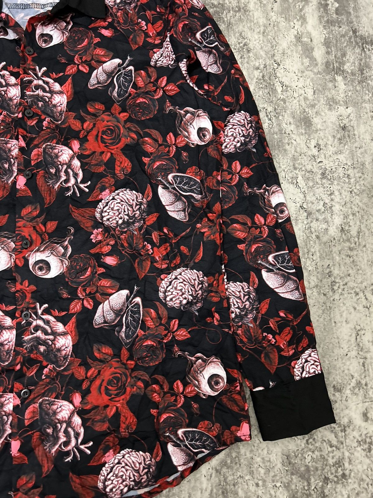 Hysteric Glamour Japanese Brand Drug honey Human Organ Full Print Shirt Size US L / EU 52-54 / 3 - 3 Thumbnail