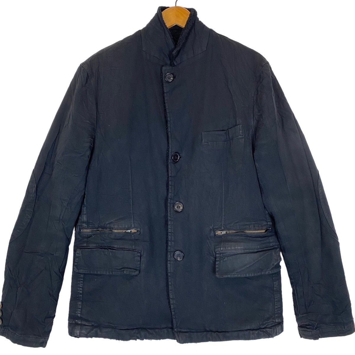 Comme des Garcons Homme Plus ✨AD2005 COMME des GARÇONS HOMME fleece lining faded jacket Size US M / EU 48-50 / 2 - 6 Thumbnail