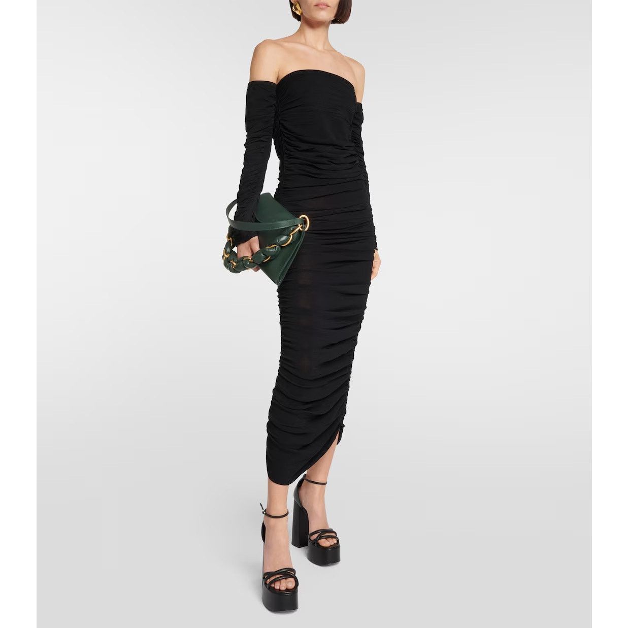 Altuzarra Altuzarra Trikera Jersey Maxi Dress sheer black size XS Size XS / US 0-2 / IT 36-38 - 17 Thumbnail