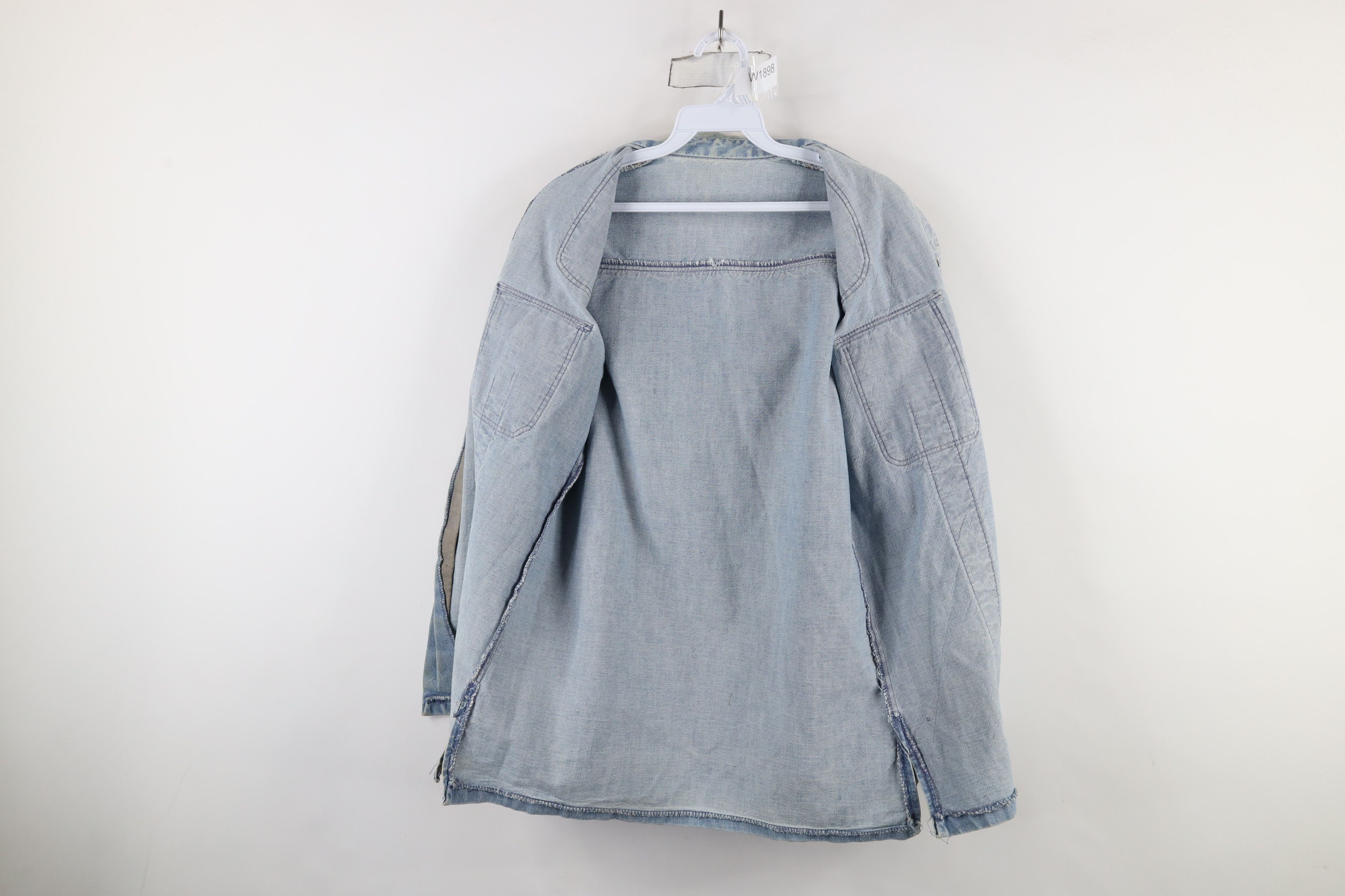 Vintage Vintage 50s 60s Streetwear Denim Button Shirt Jacket USA Size M / US 6-8 / IT 42-44 - 12 Thumbnail