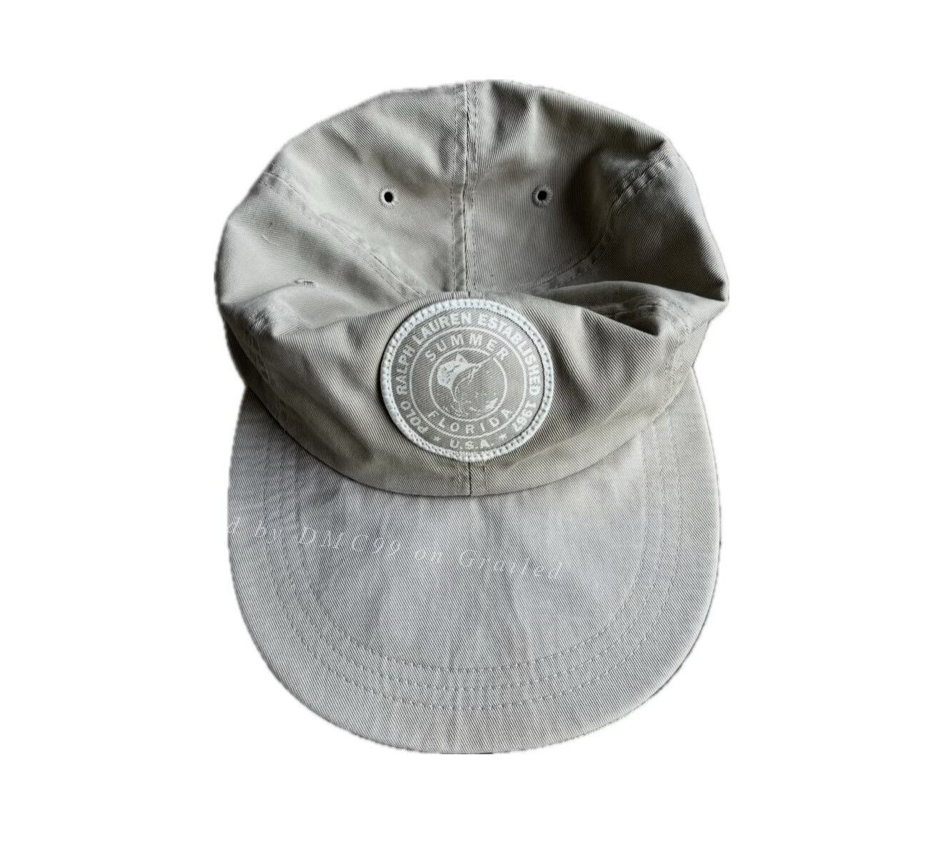 Ralph Lauren Vintage 1990s Ralph Lauren Fishing Print Cap Size ONE SIZE - 1 Thumbnail