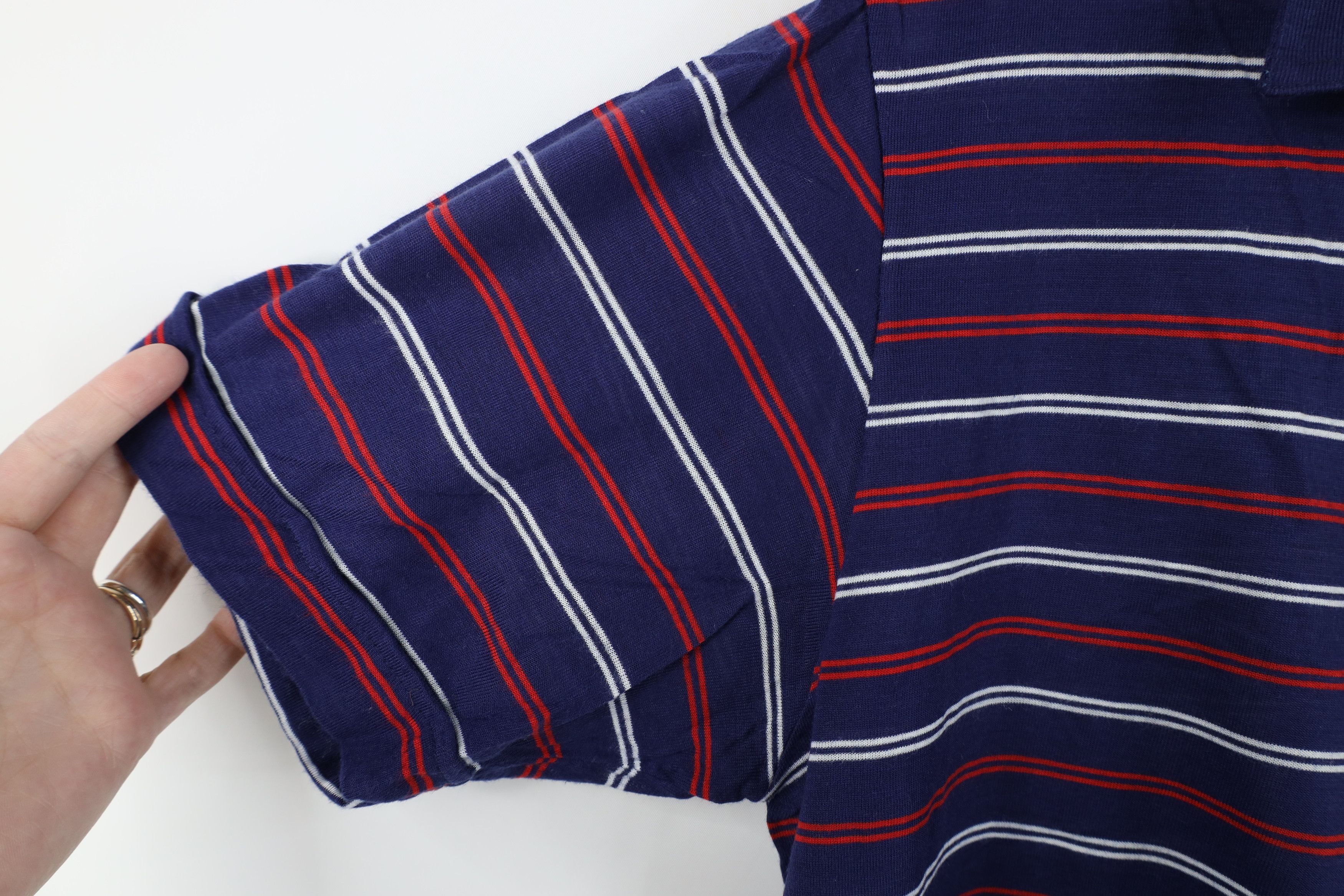 Vintage Vintage 70s Streetwear Knit Collared Golf Polo Shirt Size US L / EU 52-54 / 3 - 6 Thumbnail