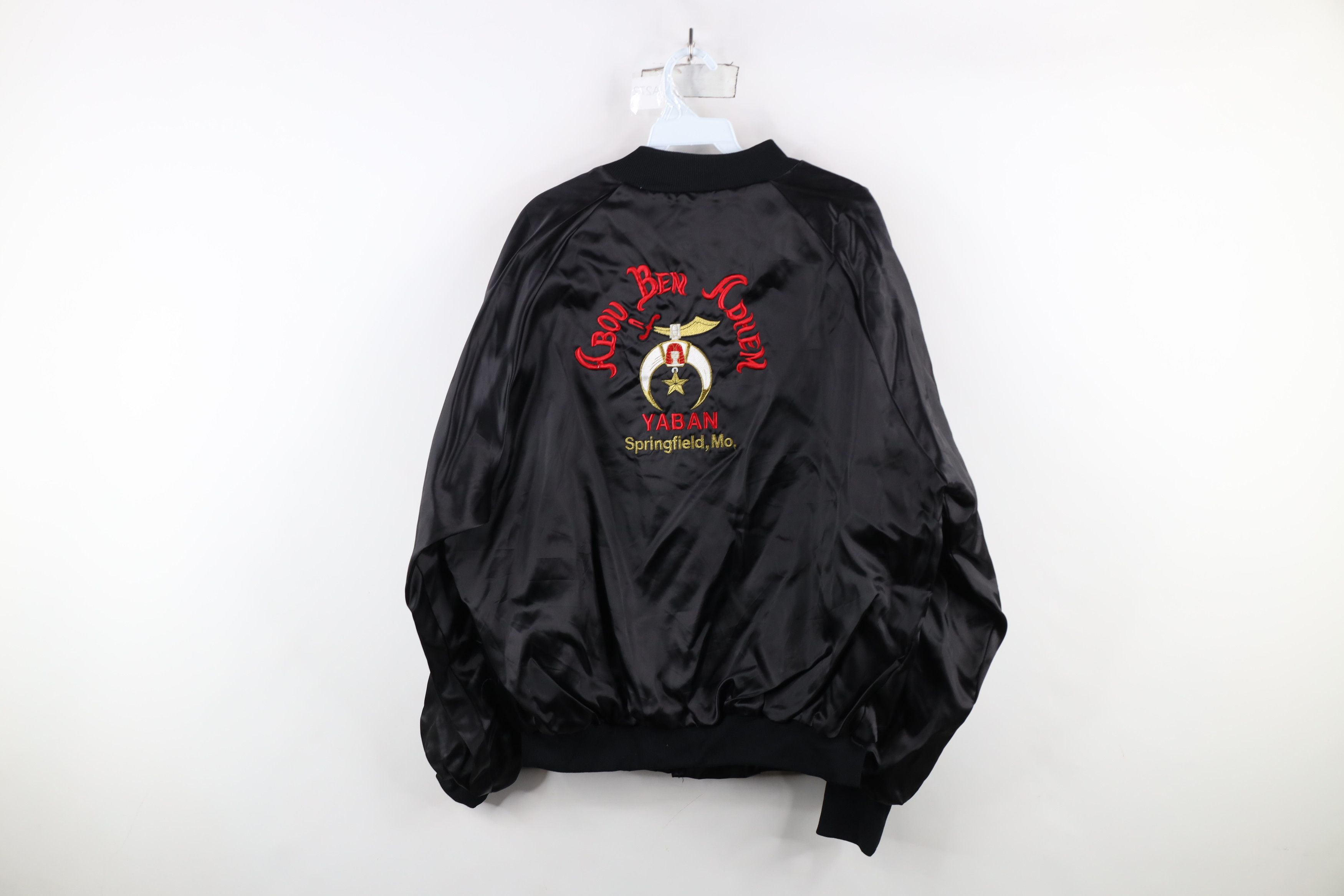 Vintage Vintage 70s 80s Adhem Shrine Nobles Satin Bomber Jacket USA Size US L / EU 52-54 / 3 - 13 Thumbnail