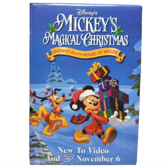 Disney Disney Mickey's Magical Christmas VTG VHS 90s Promo Button | Grailed