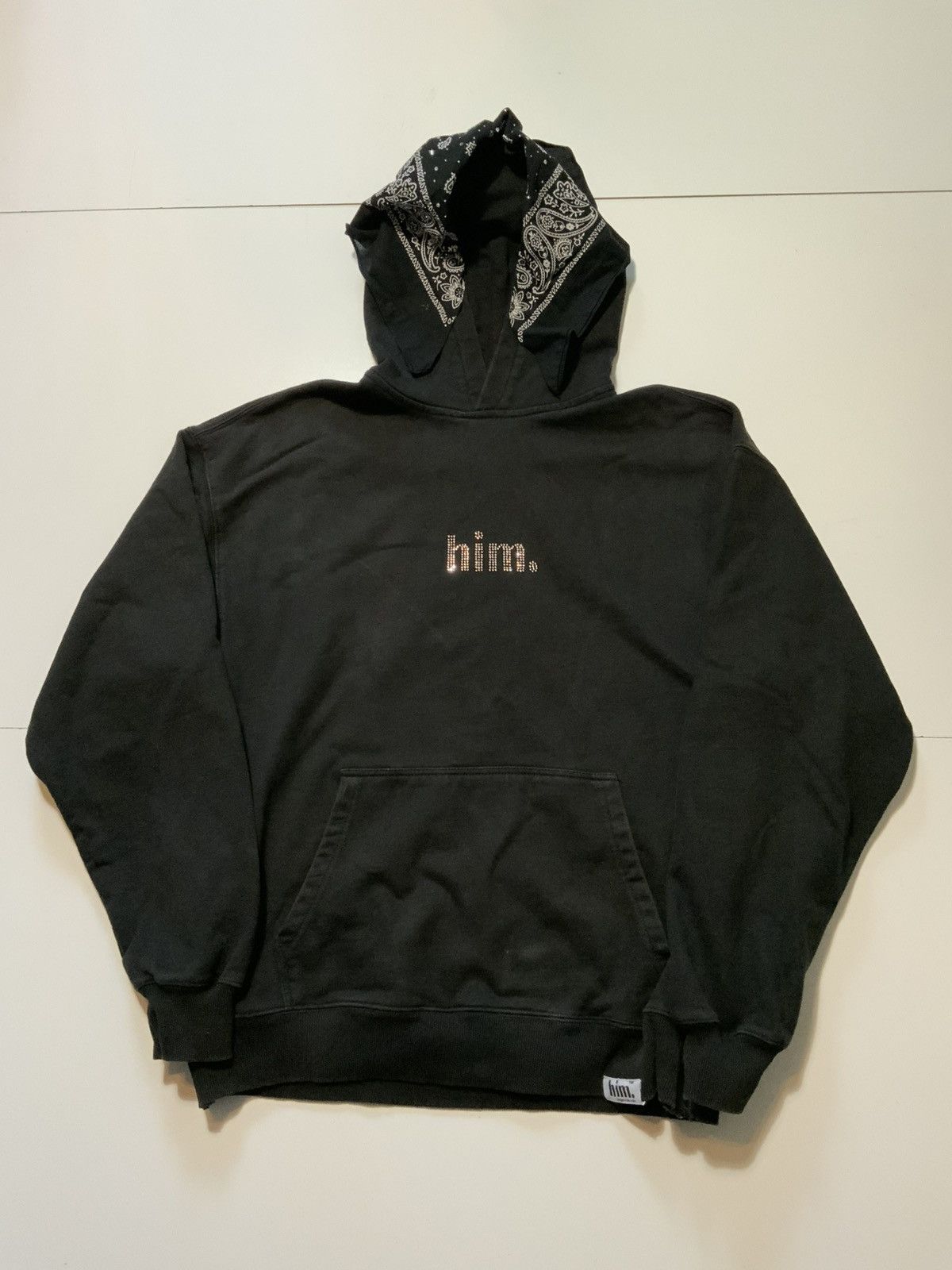 Other Collin Him Rhinestone Paisley Bandana Heavyweight Hoodie Size US XL / EU 56 / 4 - 1 Thumbnail