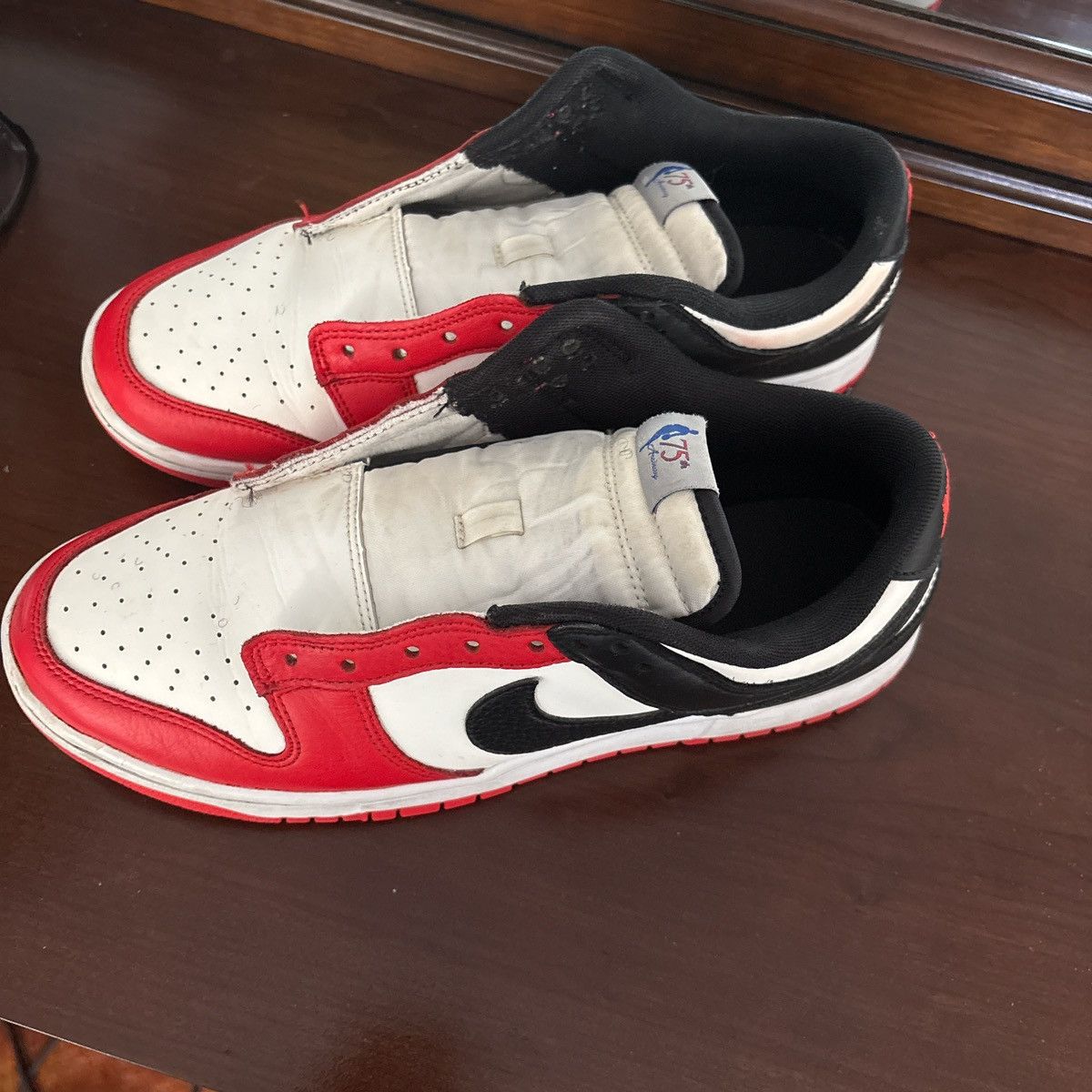 Nike Nike NBA x Dunk Low EMB “75th Anniversary” Size US 10 / EU 43 - 4 Thumbnail
