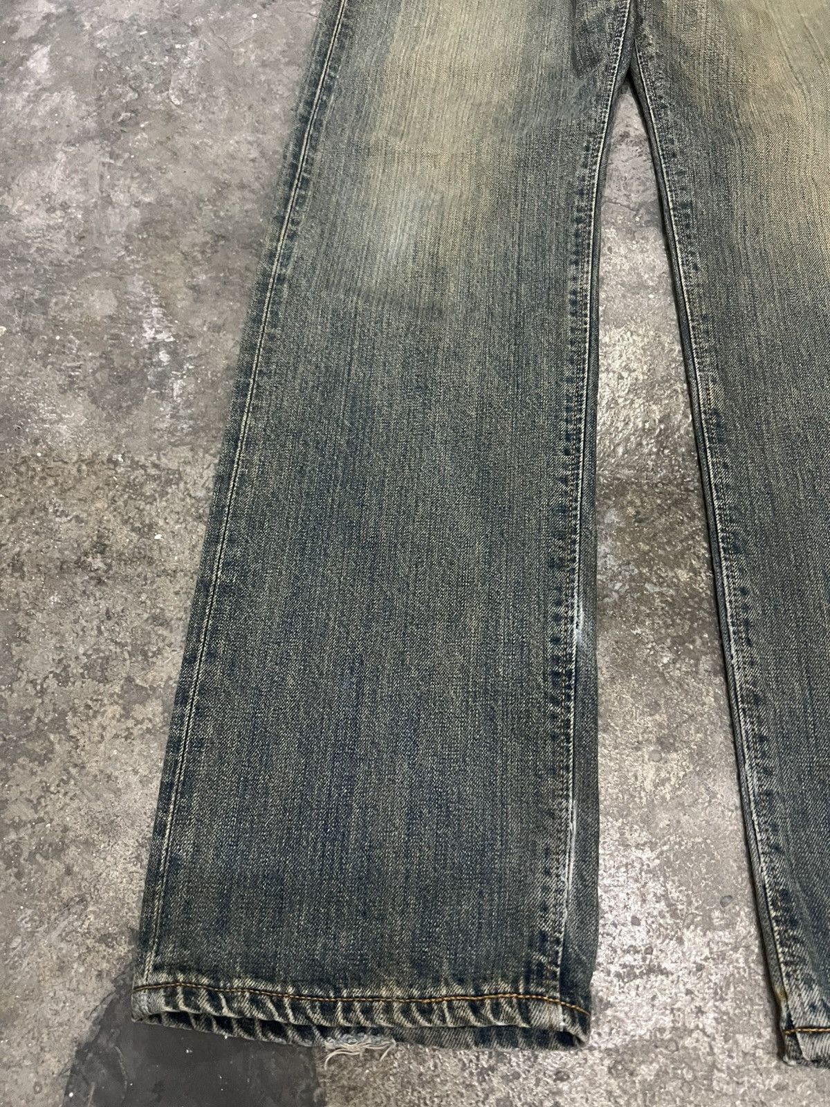 Japanese Brand 💥Rusty Edwin 505ZX Selvedge Orange Tab Jean Size US 31 - 3 Thumbnail