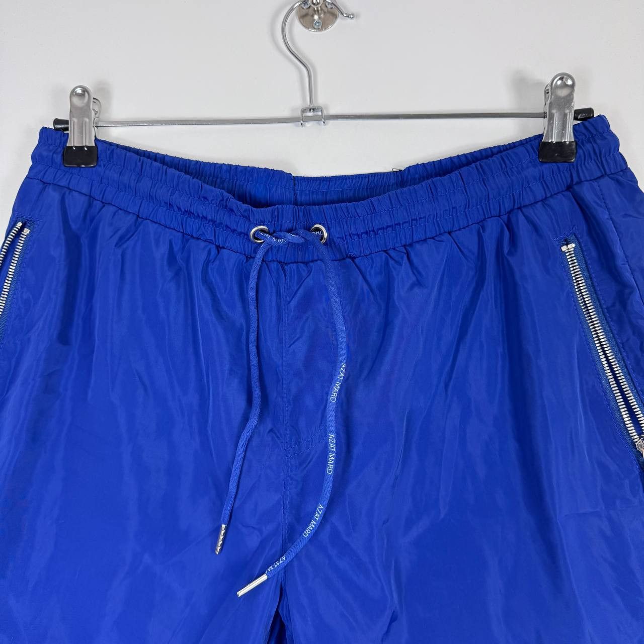 Other Azat Mard Swim Shorts Mens Blue Designer Beach Zip Pockets M Size US 32 / EU 48 - 7 Thumbnail