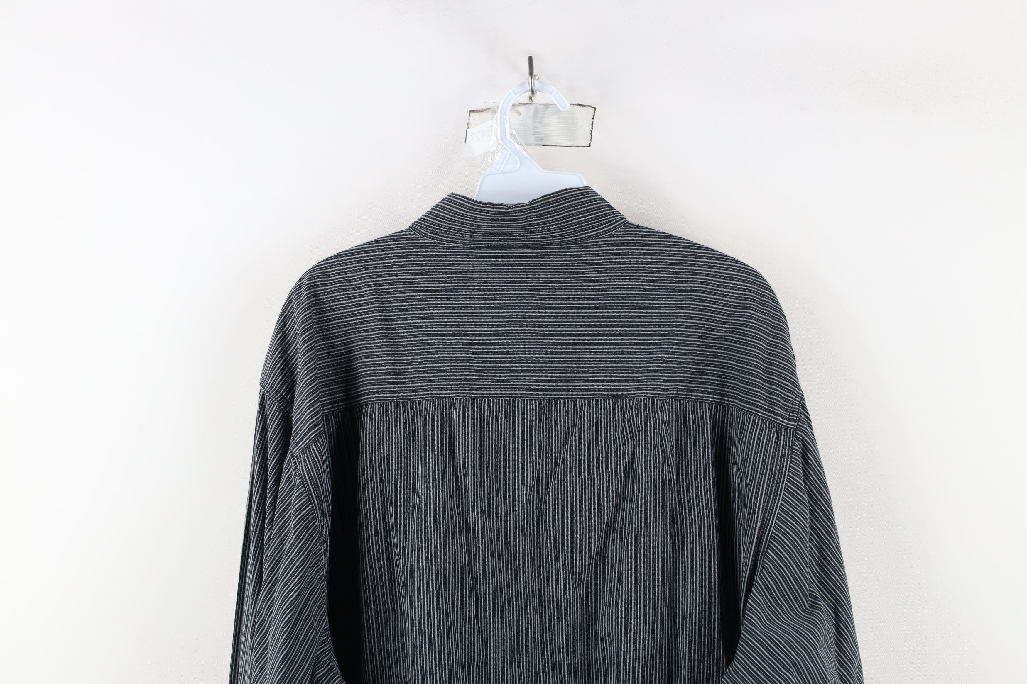 Harley Davidson × Vintage Vintage Harley Davidson Striped Collared Button Down Shirt Size US XL / EU 56 / 4 - 12 Thumbnail