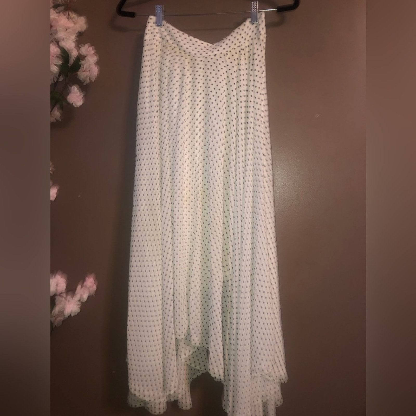 NBDN Nobrandedon Polka dot maxi skirt by premise. Size 27" / US 4 / IT 40 - 4 Thumbnail