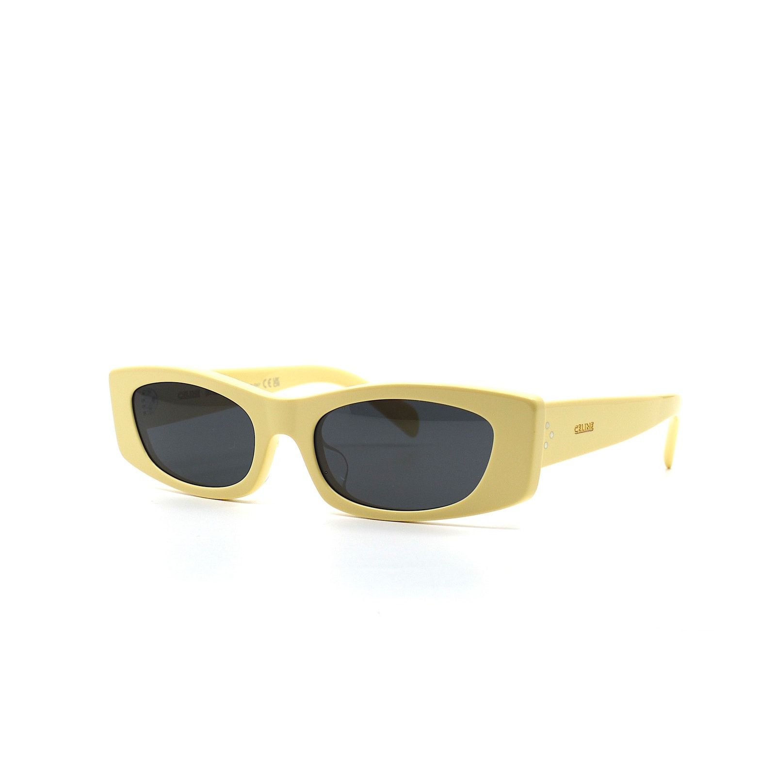 Celine NEW CELINE PARIS CL40245U 39A SHINY BUTTER GREY SUNGLASSES Size ONE SIZE - 4 Thumbnail