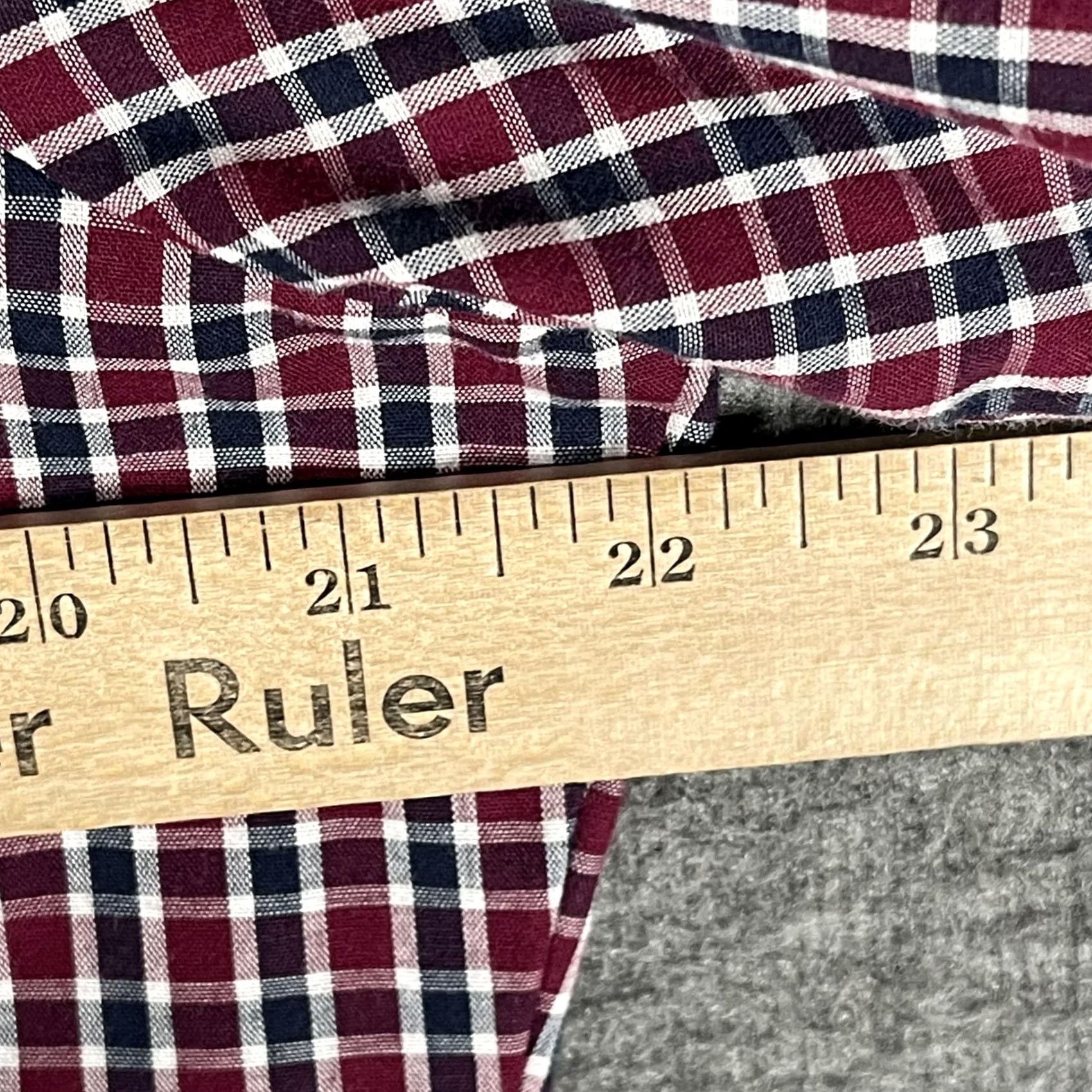 Wrangler Wrangler Shirt Mens M Red Plaid Western Pearl Snap Short Sleeve Cowboy Western Shirt Mens M Red Plaid Pearl Snap Short Sleeve Sony? Size US M / EU 48-50 / 2 - 6 Thumbnail
