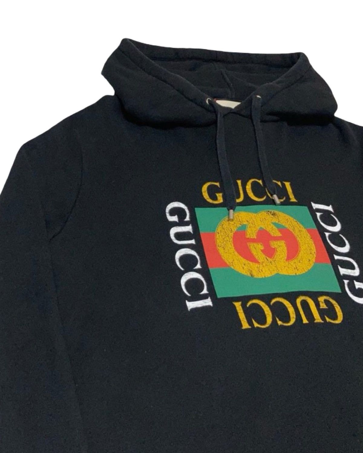 Gucci Classic Interlock Logo Hoodie Size US M / EU 48-50 / 2 - 3 Thumbnail