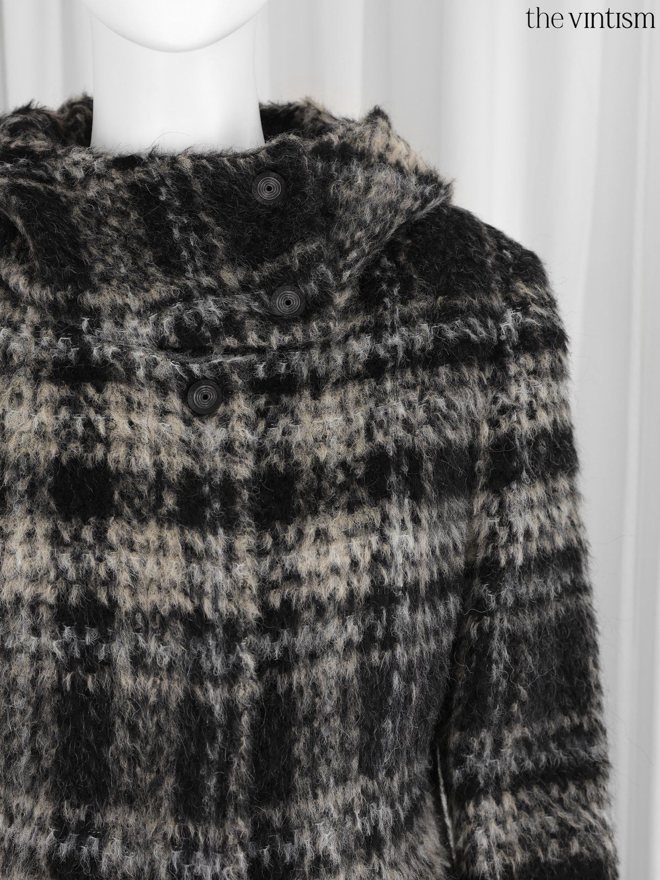 Annette Gortz Annette Gortz Hooded Virgin Wool, Alpaca & Mohair Jacket 36 Size S / US 4 / IT 40 - 5 Thumbnail
