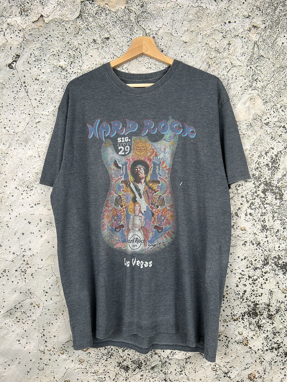 Hard Rock Cafe Vintage Hard Rock Cafe Jimi Hendrix Las Vegas 90s 00s Size US XL / EU 56 / 4 - 1 Thumbnail
