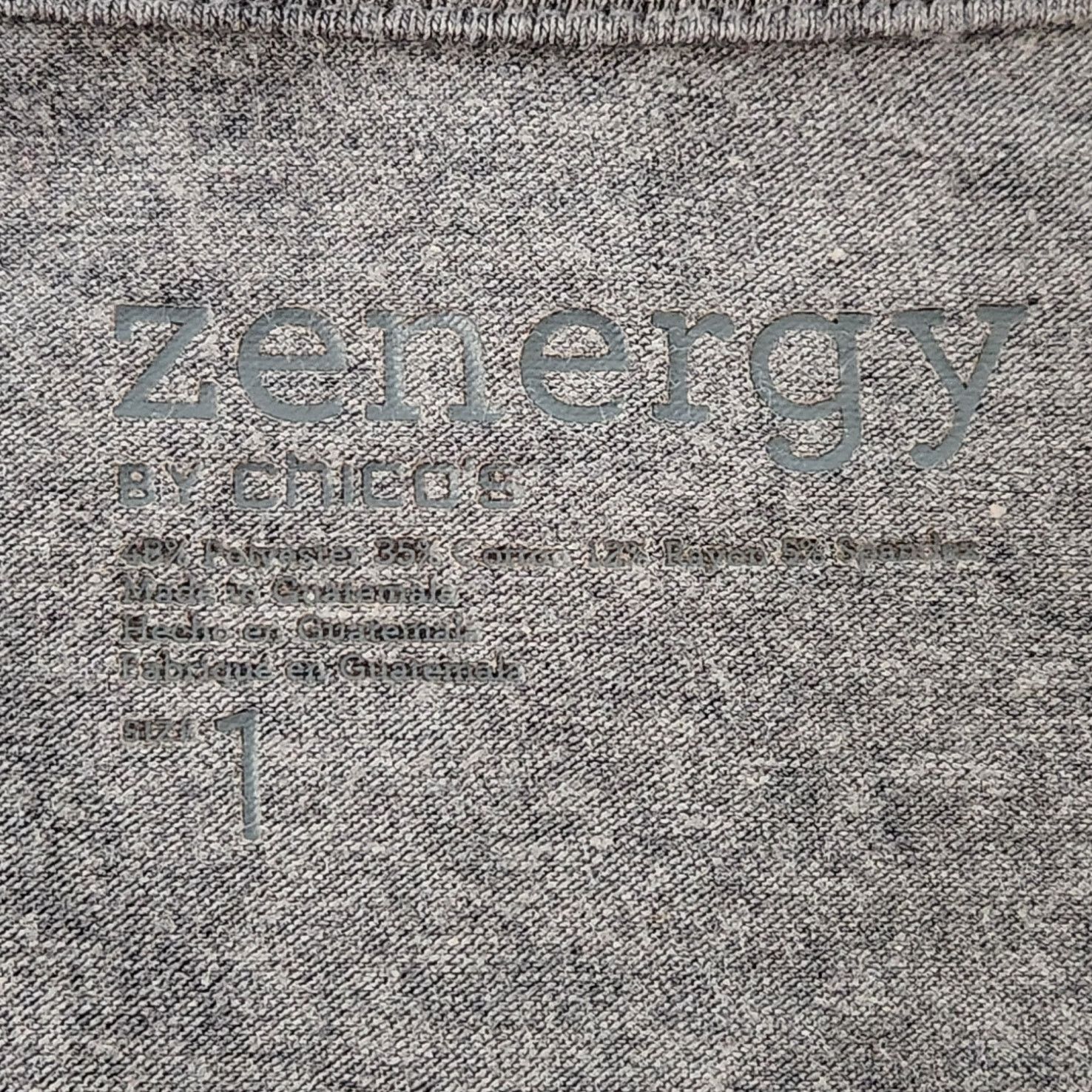 Other Zenergy By Chico's Gray Pink Metal Stud Top 1 Medium Size M / US 6-8 / IT 42-44 - 5 Thumbnail