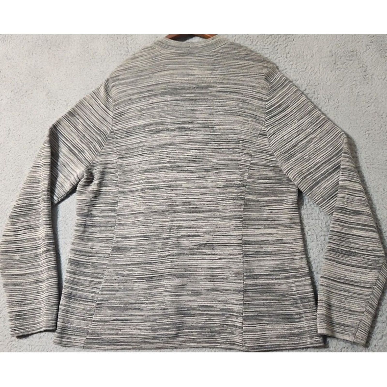Eileen Fisher Eileen Fisher Cardigan Women's XL Tencel Organic Cotton Maple Oat Notch Collar Size XL / US 12-14 / IT 48-50 - 3 Thumbnail