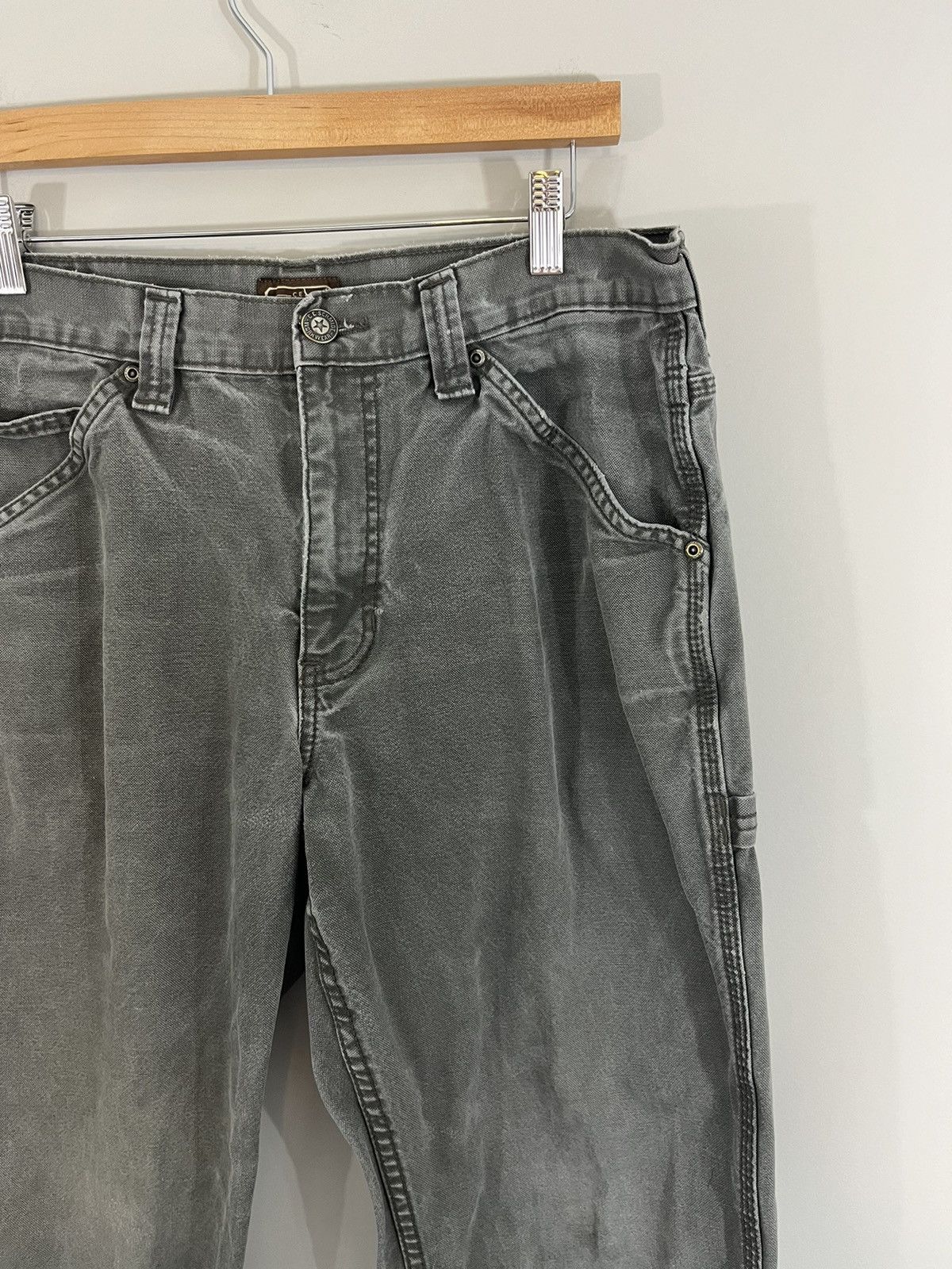 Vintage Thrashed Distressed Carpenter Sun Fade Pants Size US 34 / EU 50 - 2 Thumbnail