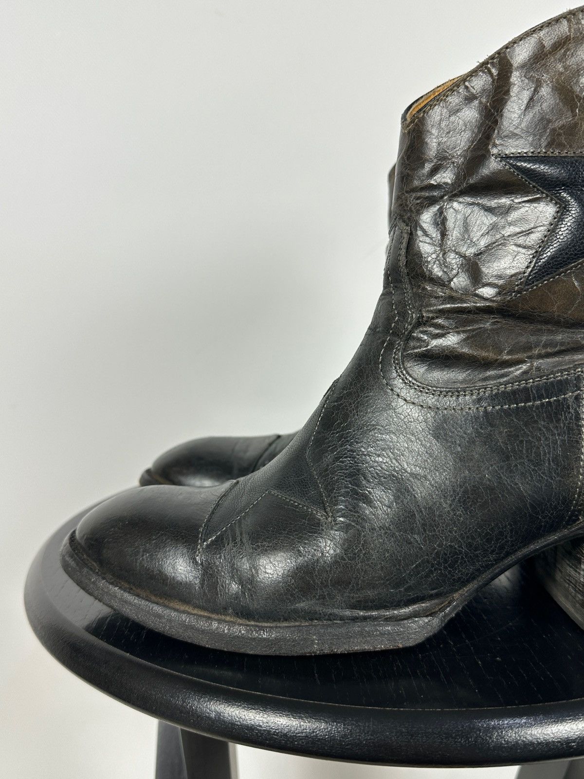 Old Gringo Old Gringo Mexicana Cowboy Leather Ankle Stars Boots Size US 8 / IT 38 - 14 Thumbnail