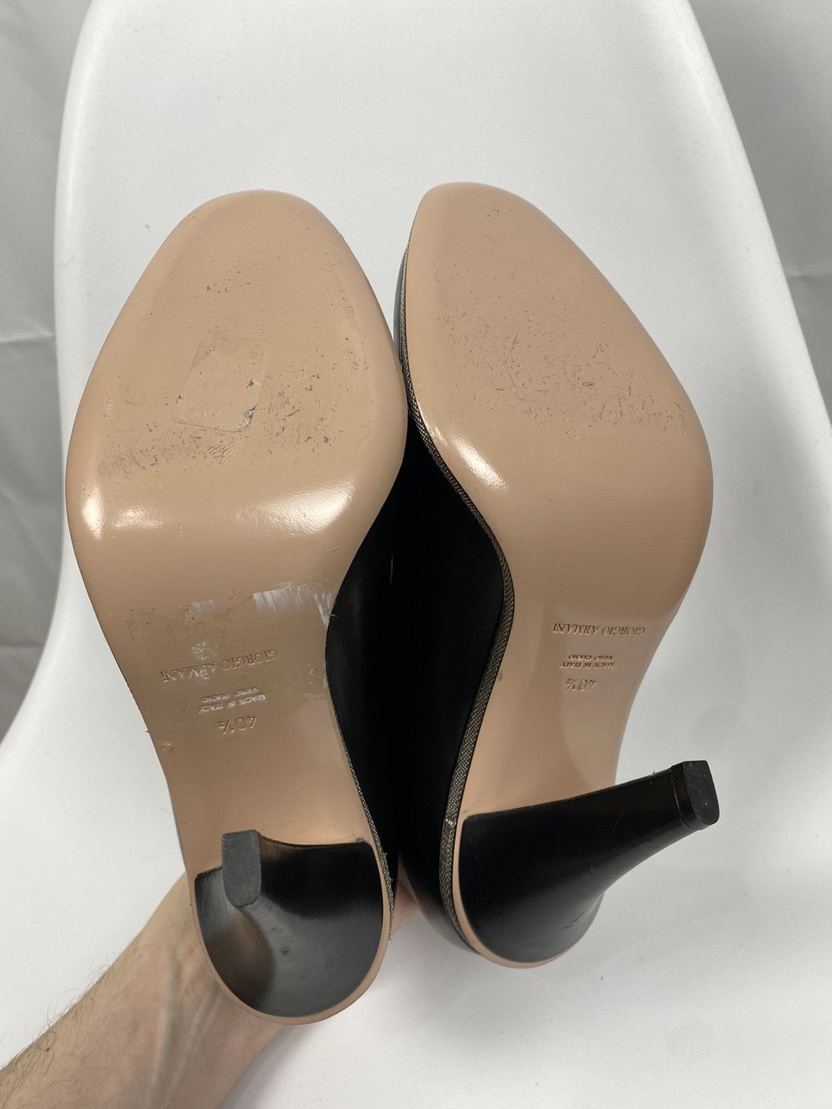 Giorgio Armani Giorgio Armani Leather Ankle Boots size 40 Size US 10 / IT 40 - 14 Thumbnail