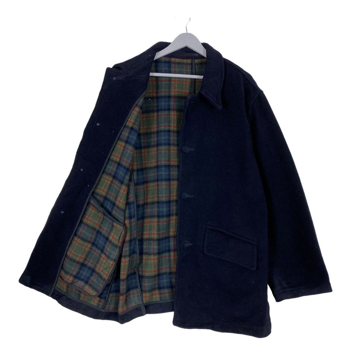 image of Harry Rosen Heavyweight Coat in Black, Men's (Size Large)