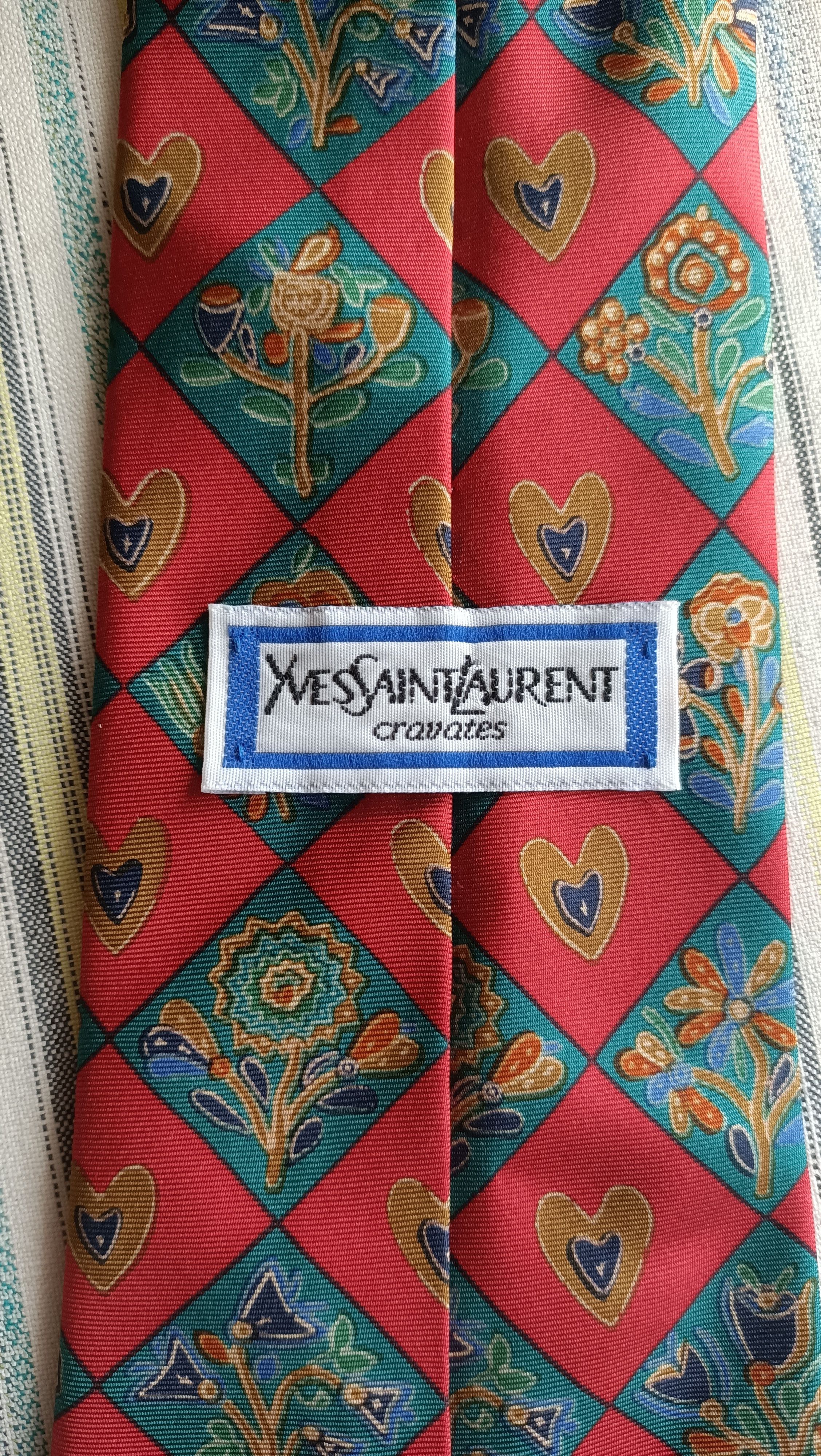 Yves Saint Laurent Vintage Yves Saint Laurent silk tie Size ONE SIZE - 5 Thumbnail