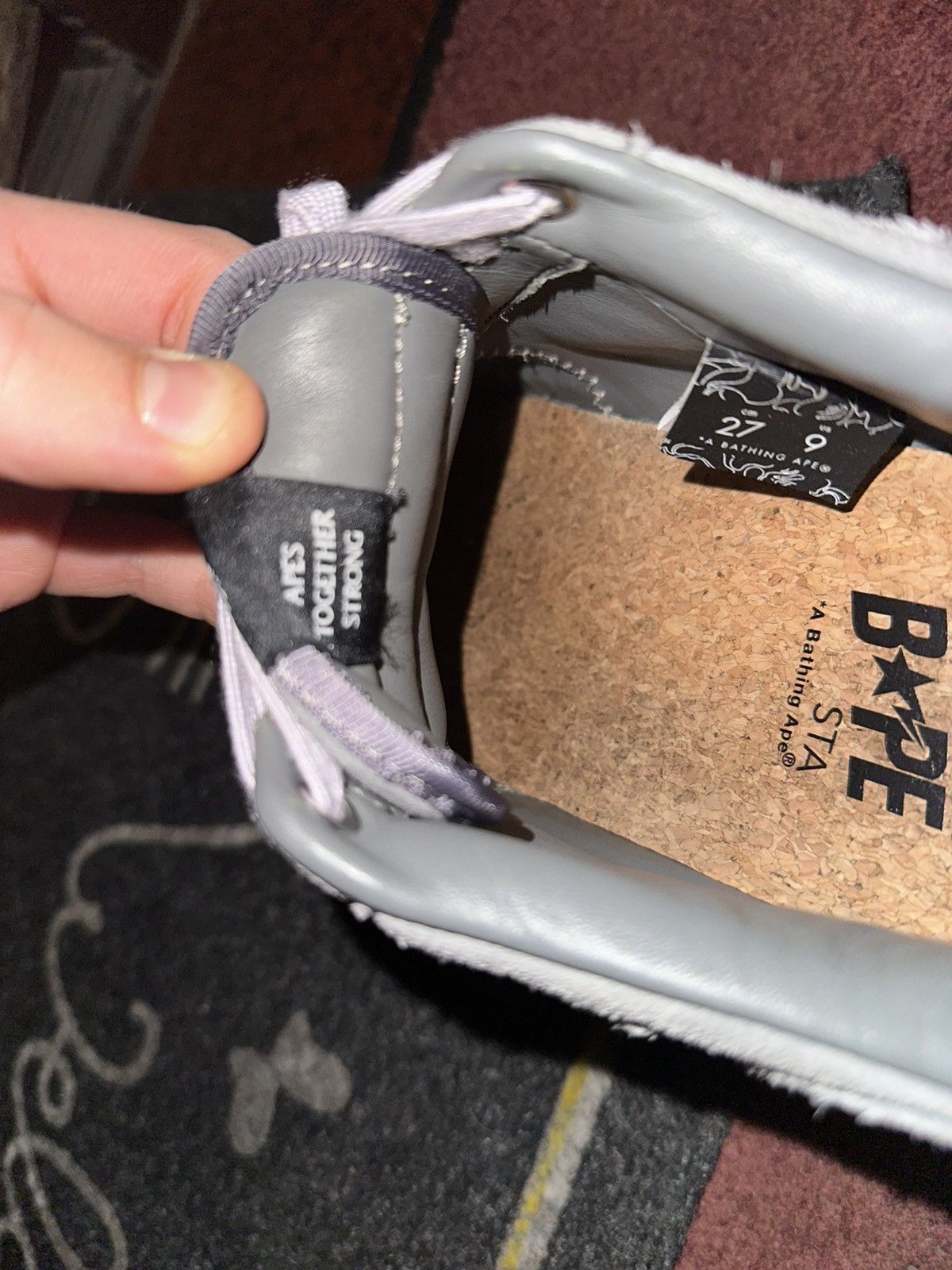 Bape BAPE BLACK SK8 STA Size US 9 / EU 42 - 5 Thumbnail