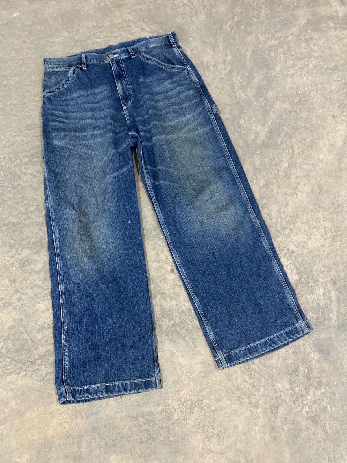 Hysteric Glamour GU JAPAN CARPENTER PANTS BAGGY WIDE LGB Size US 36 / EU 52 - 2 Thumbnail