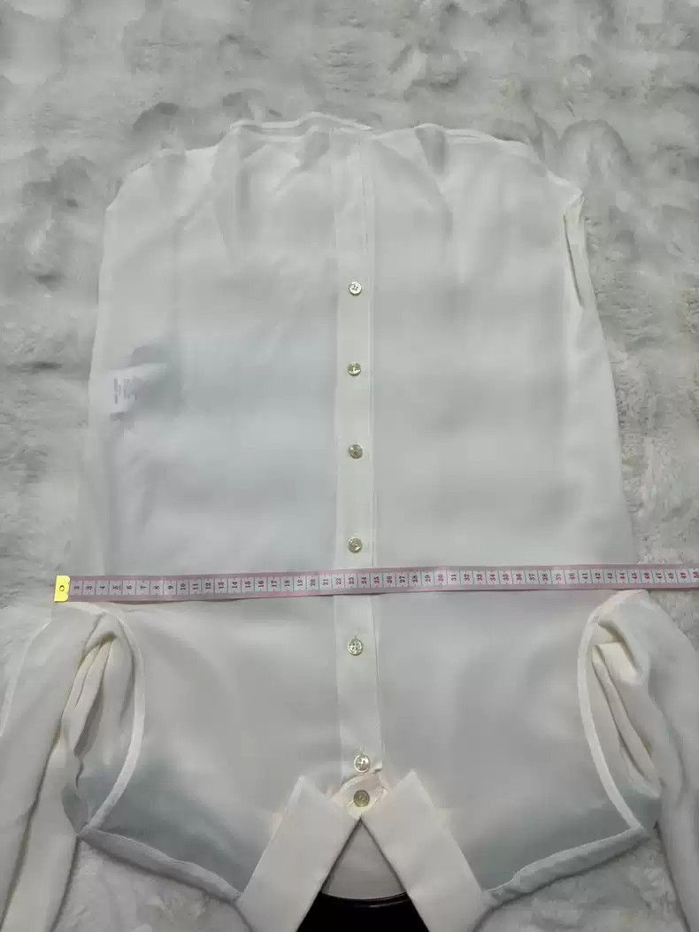 Saint Laurent Paris Saint Laurent Paris saint laurent Xiu style silk shirt-250 Size XS / US 0-2 / IT 36-38 - 8 Thumbnail