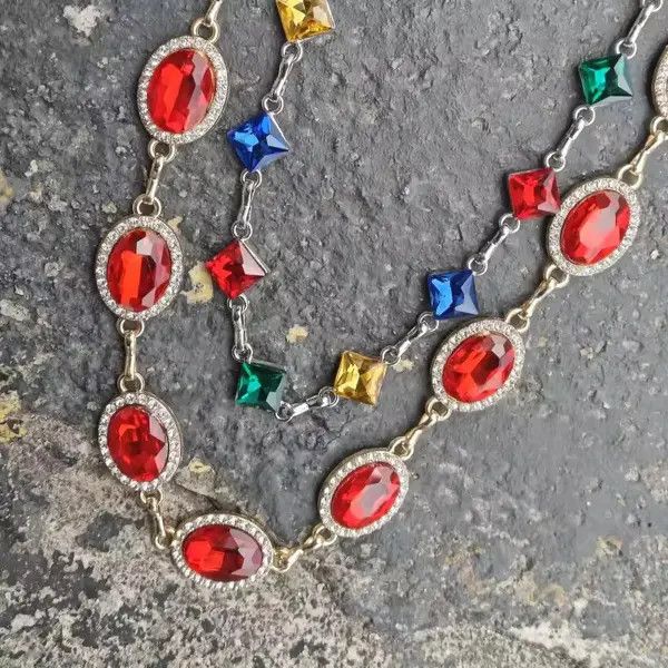 Jewelry Fukatsu x Miori retro agate colourful pants chain Size ONE SIZE - 7 Thumbnail